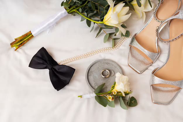 Image illustrant les accessoires pour la mariée